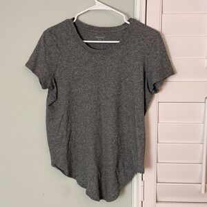ADD ON $5 Madewell Heather Gray High-Low Short Sleeve T-Shirt Small
